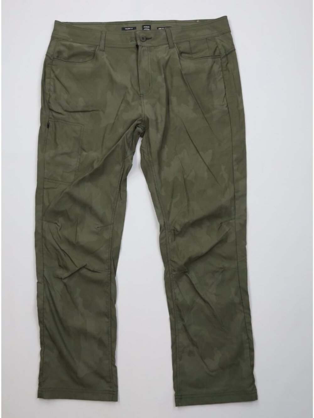 prAna Breathe Womens 18 W Camouflage Straight Leg Halle II Pants Plus Size Green